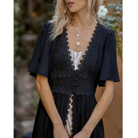 Boho Kimono Coverup - Picture 3 of 4